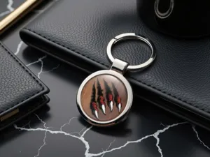 Key Holder Ring Metallic Durable Force